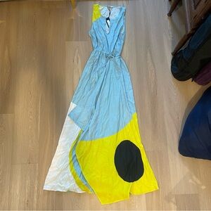 NWT The KIT. Anna Dress size S - Fresh Cut Paper in Viscose Fabric